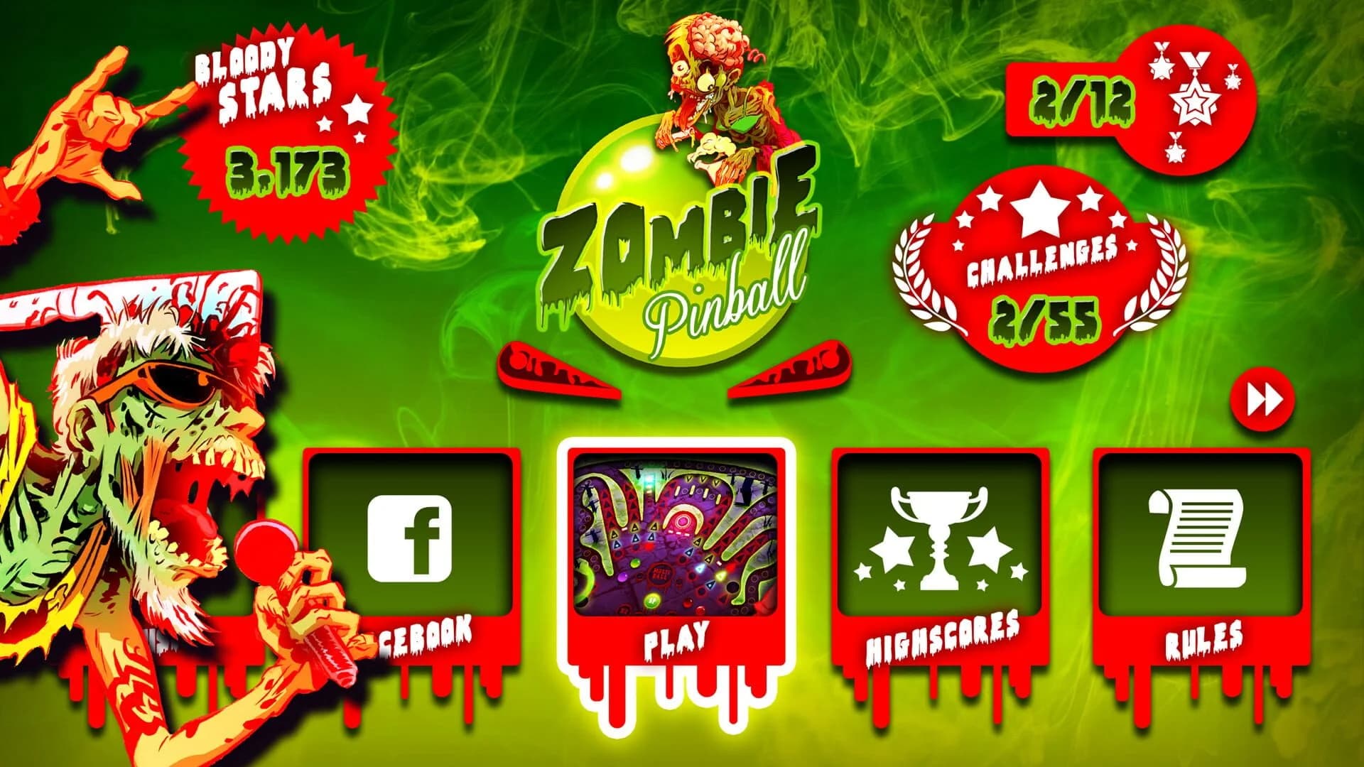 Zombie Pinball screenshot 1