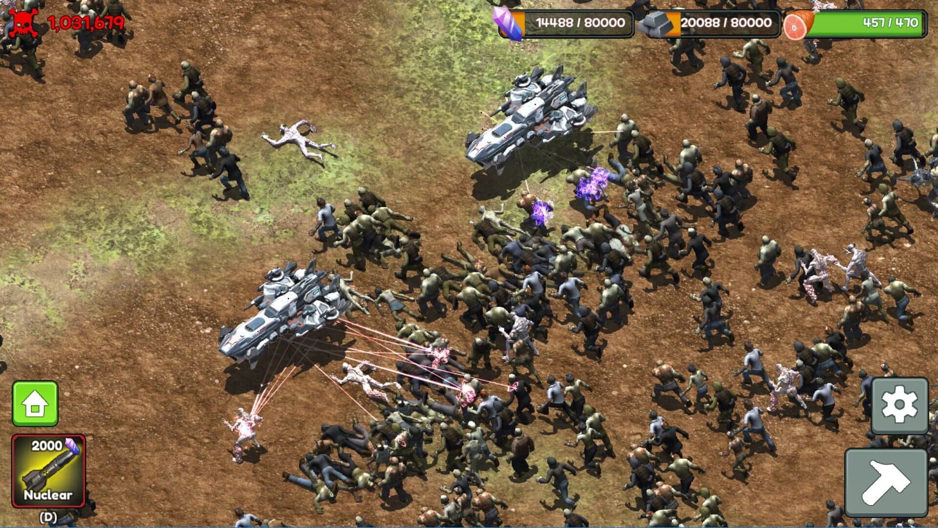 Zombie Rush : Extinction screenshot 1