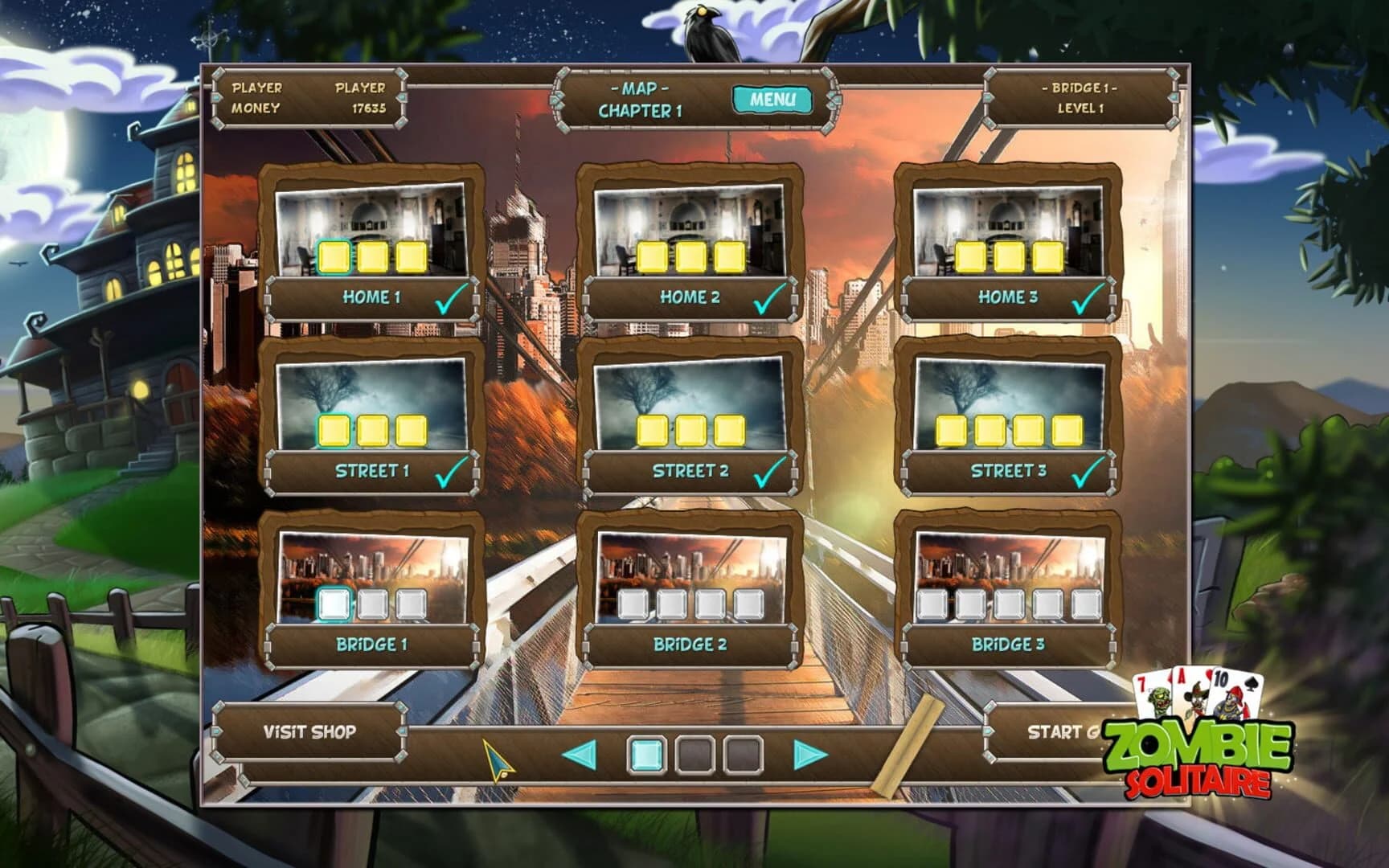 Zombie Solitaire screenshot 2