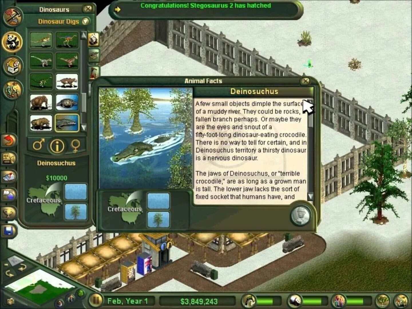Zoo Tycoon: Dinosaur Digs screenshot 2
