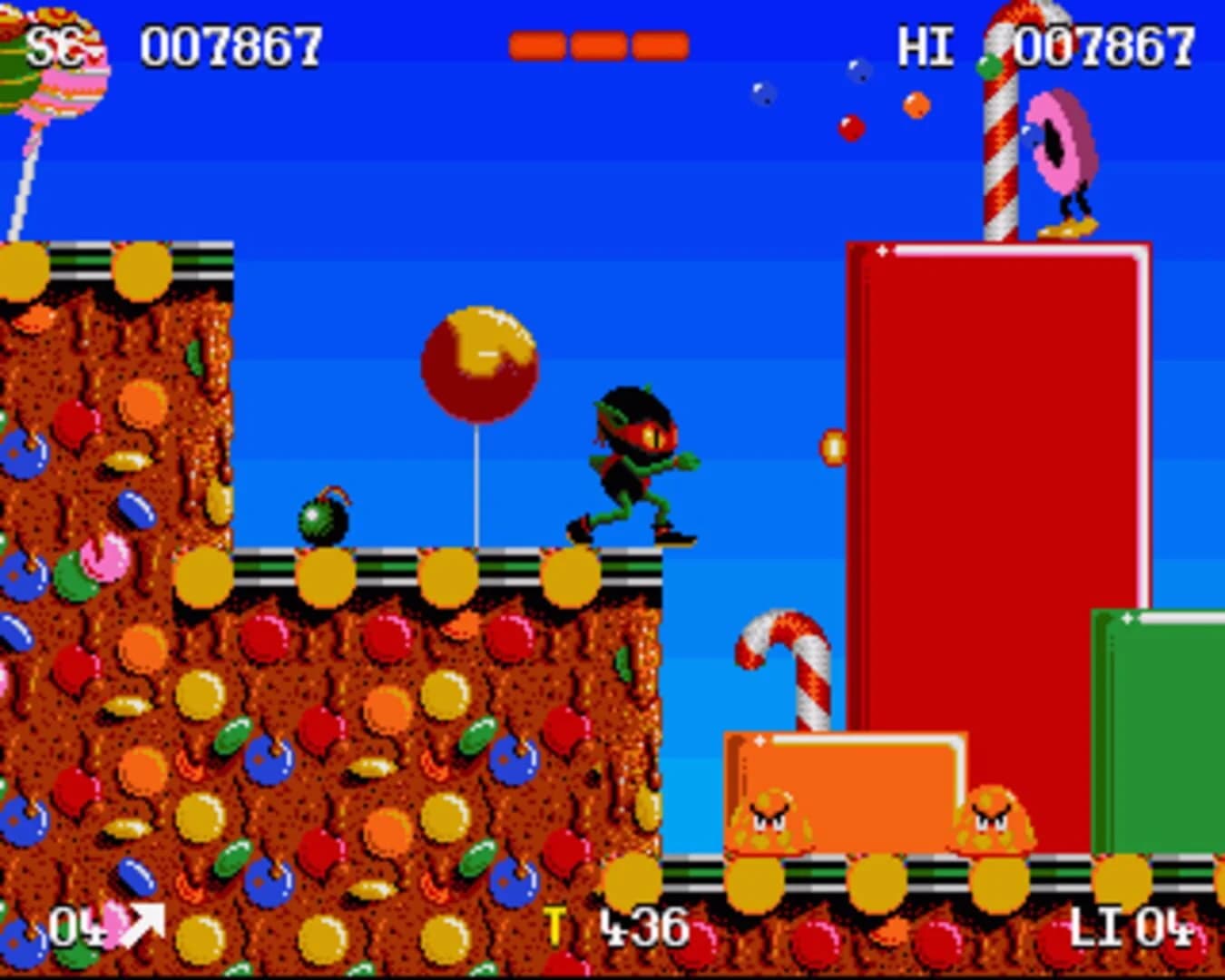 Zool: Ninja of the Nth Dimension screenshot 2