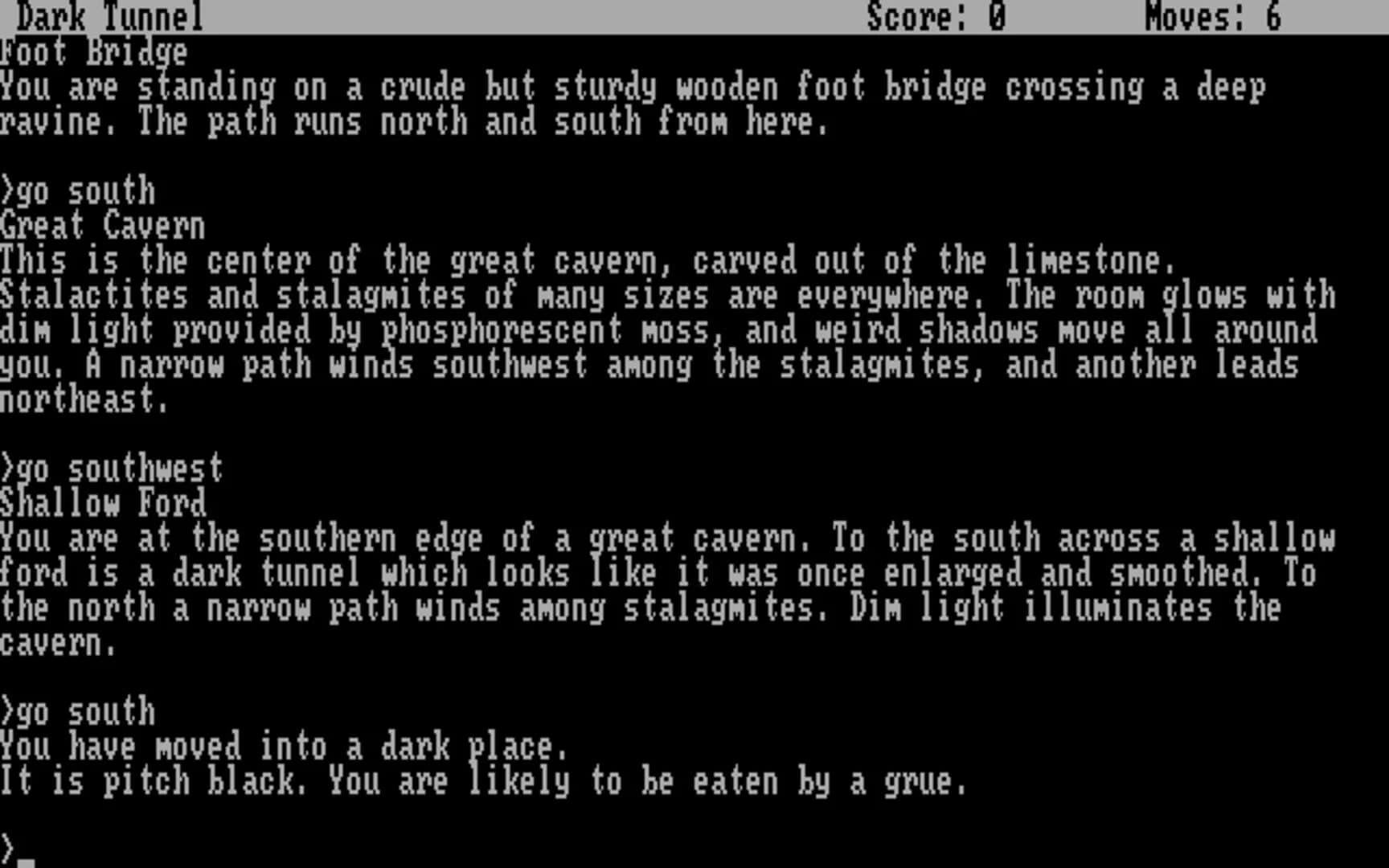 Zork II: The Wizard of Frobozz screenshot 2