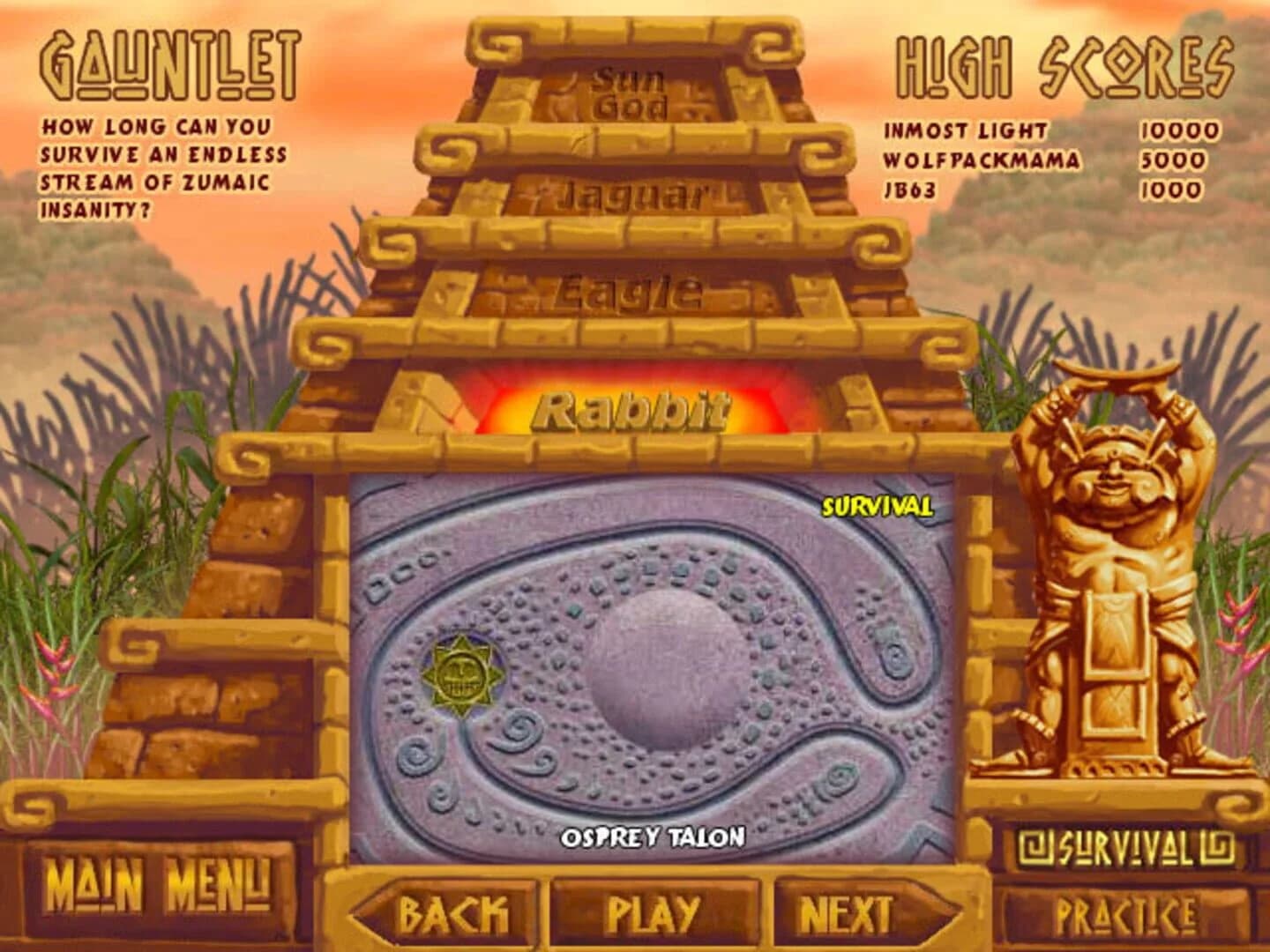 Zuma Deluxe screenshot 3