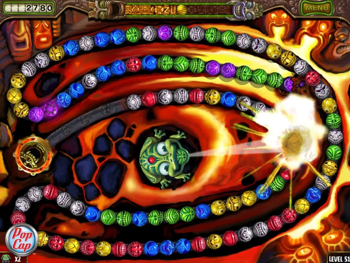 Zuma's Revenge! screenshot 4