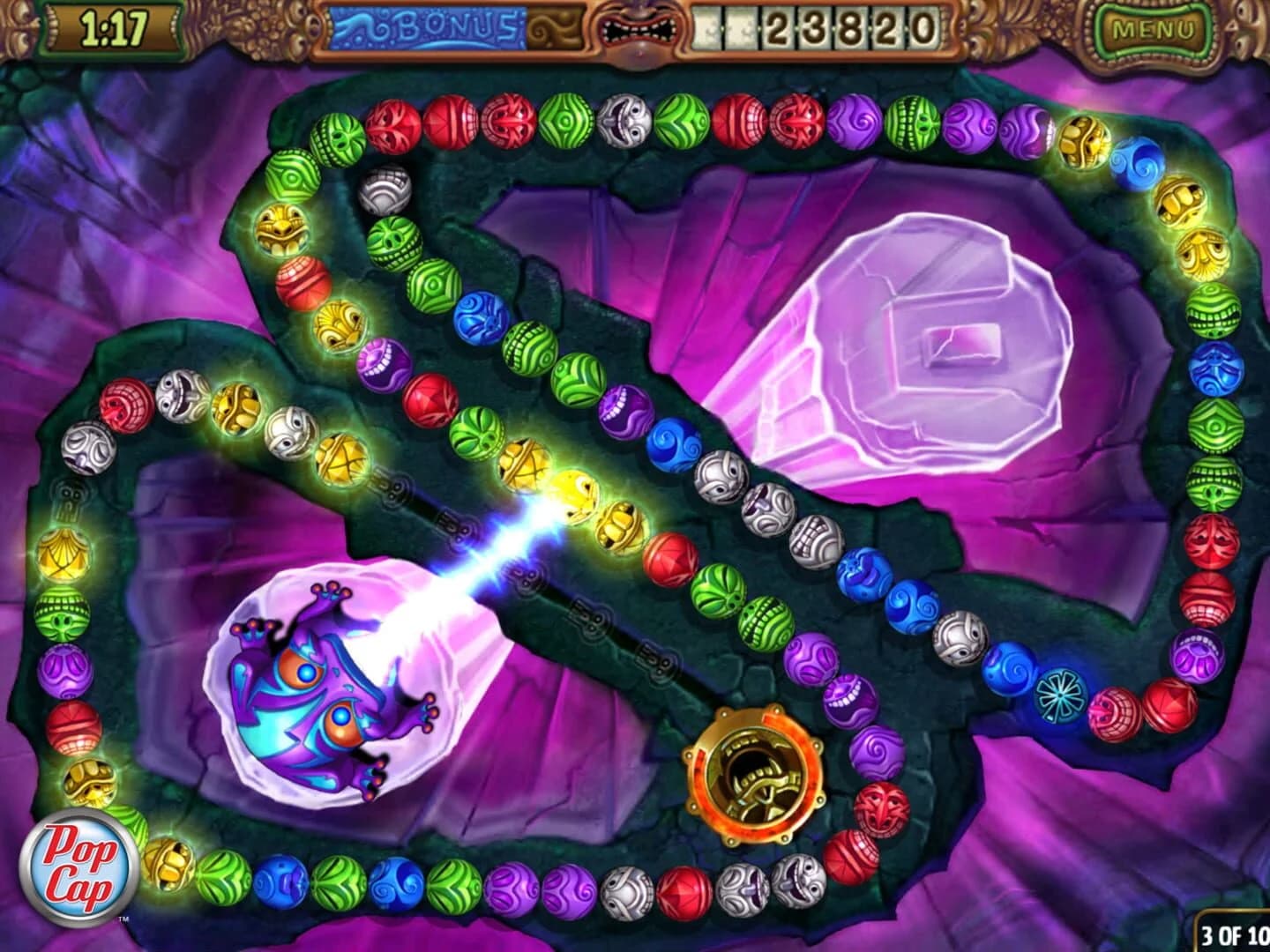 Zuma's Revenge! screenshot 3