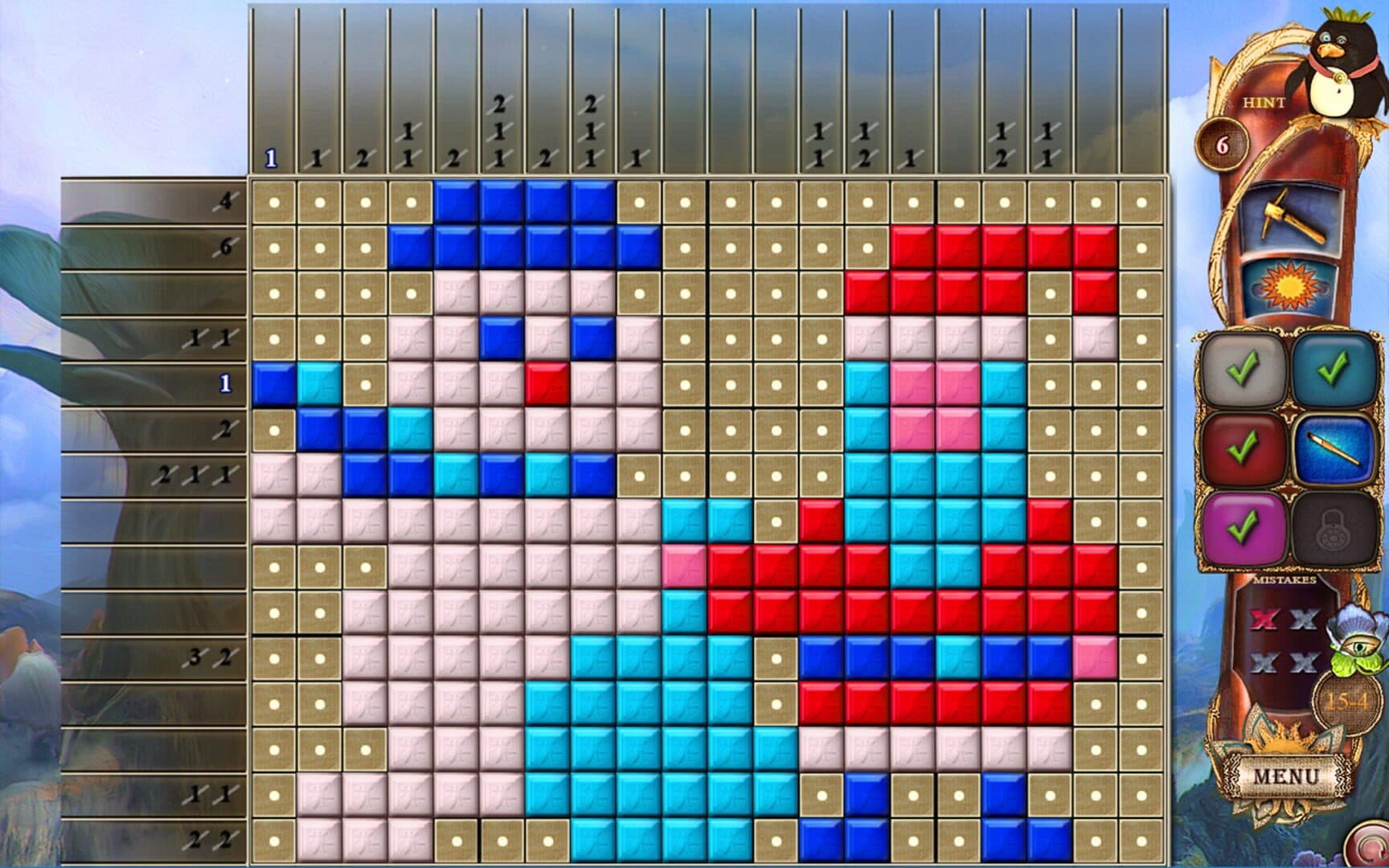 Fantasy Mosaics 19: Edge of the World screenshot 4