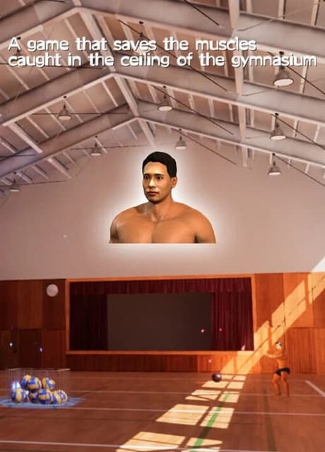 A Game That Saves the Muscles Caught in the Ceiling of the Gymnasium