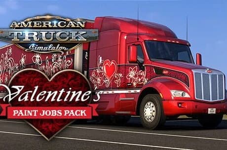 American Truck Simulator: Valentine's Paint Jobs Pack
