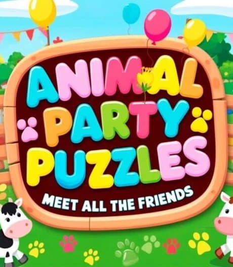 Animal Party Puzzles: Meet All the Friends