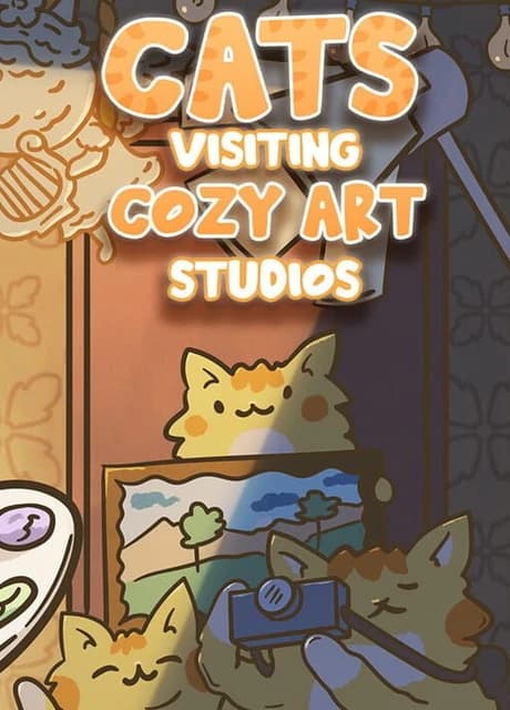 Cats Visiting Cozy Art Studios