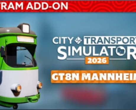 City Transport Simulator 2026: Tram DLC - GT8N Mannheim