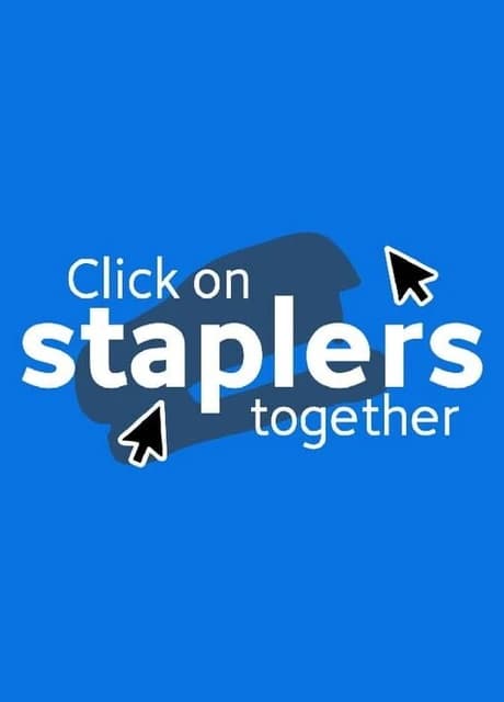 Click On Staplers Together