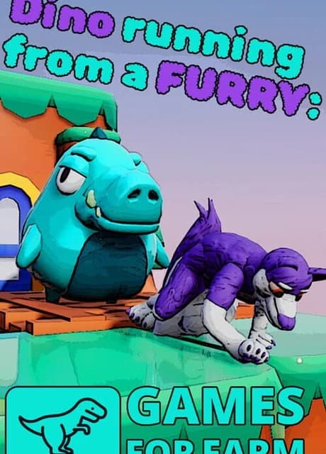Dino Running from a Furry: Gamesforfarm