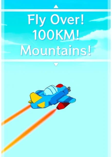Fly Over! 100KM! Mountains!