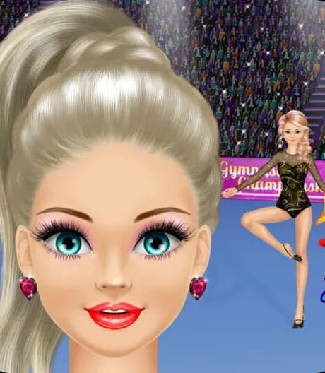 Gymnastics Salon - Makeup & Dressup Girls Game