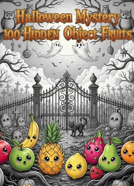 Halloween Mystery: 100 Hidden Object Fruits