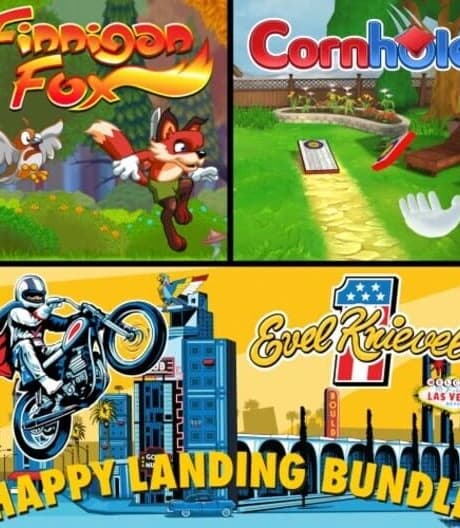 Happy Landing Bundle: Evel Knievel + Finnigan Fox + Cornhole