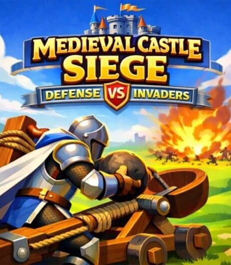 Medieval Castle Siege Defense vs. Invaders