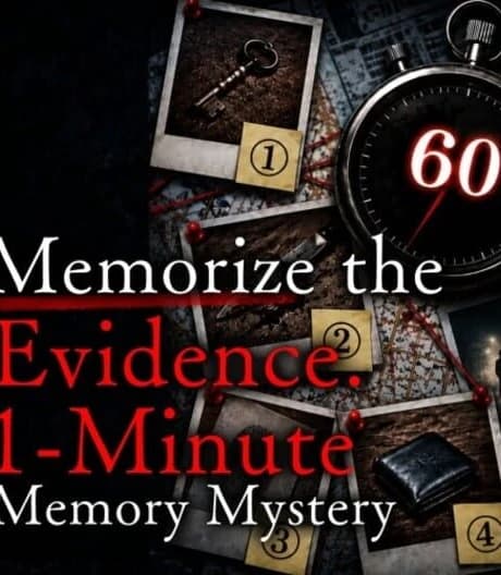 Memorize the Evidence: 1-Minute Memory Mystery