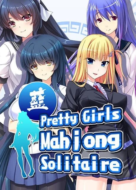 Pretty Girls Mahjong Solitaire: Blue