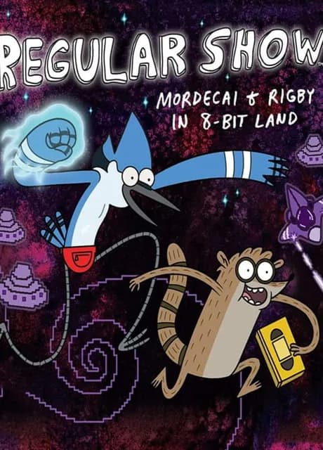 Regular Show: Mordecai and Rigby in 8-Bit Land