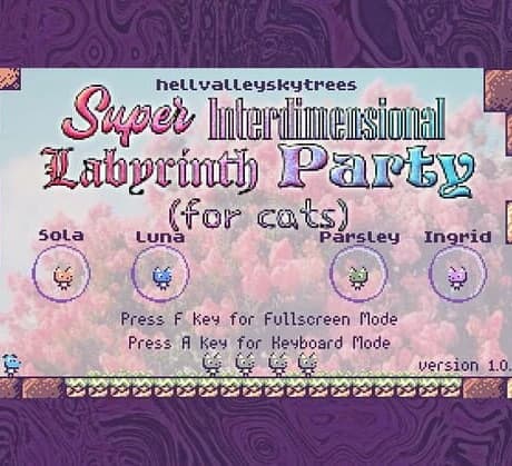 Super Interdimensional Labyrinth Party (For Cats)