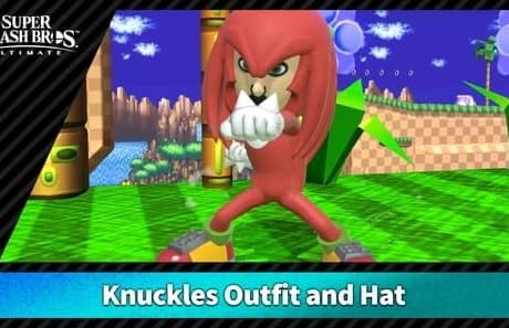 Super Smash Bros. Ultimate: Knuckles Outfit and Hat