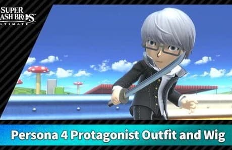 Super Smash Bros. Ultimate: Persona 4 Protagonist Outfit and Wig