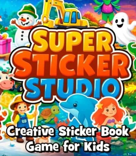 Super Sticker Studio: Creative Sticker Book Game for Kids